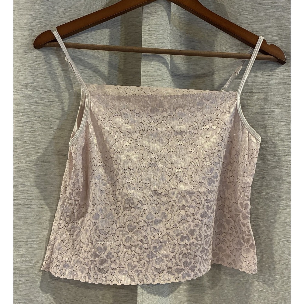 Y2K Eva‎ Cervantes Floral Lace Cami Top Size Large Festival Lilac